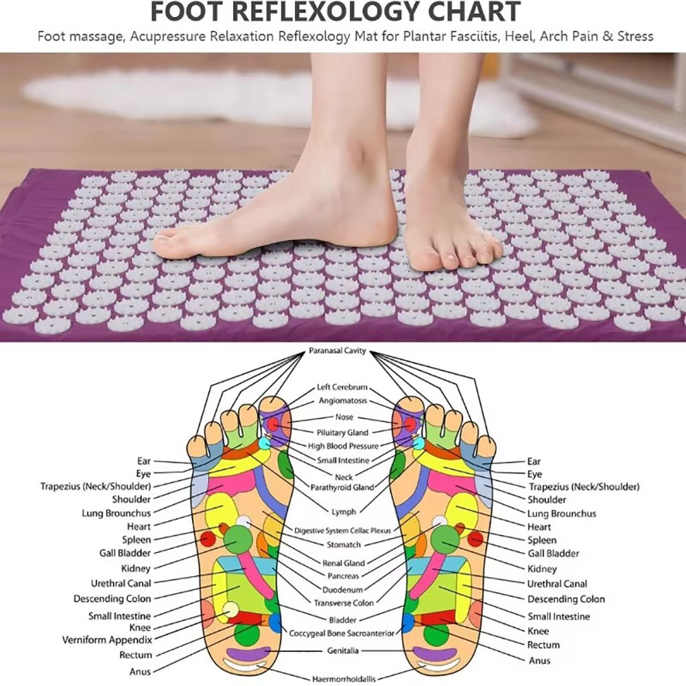 مجموعة وسادة وحصيرة العلاج بال - مراجعة Acupressure Mat Set وسعره