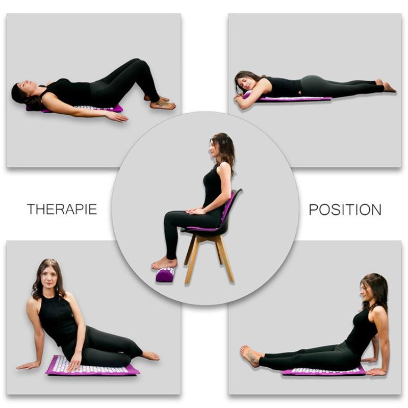 1 مجموعة العلاج بالابر اليوغا  - مراجعة Acupressure Mat Set وسعره