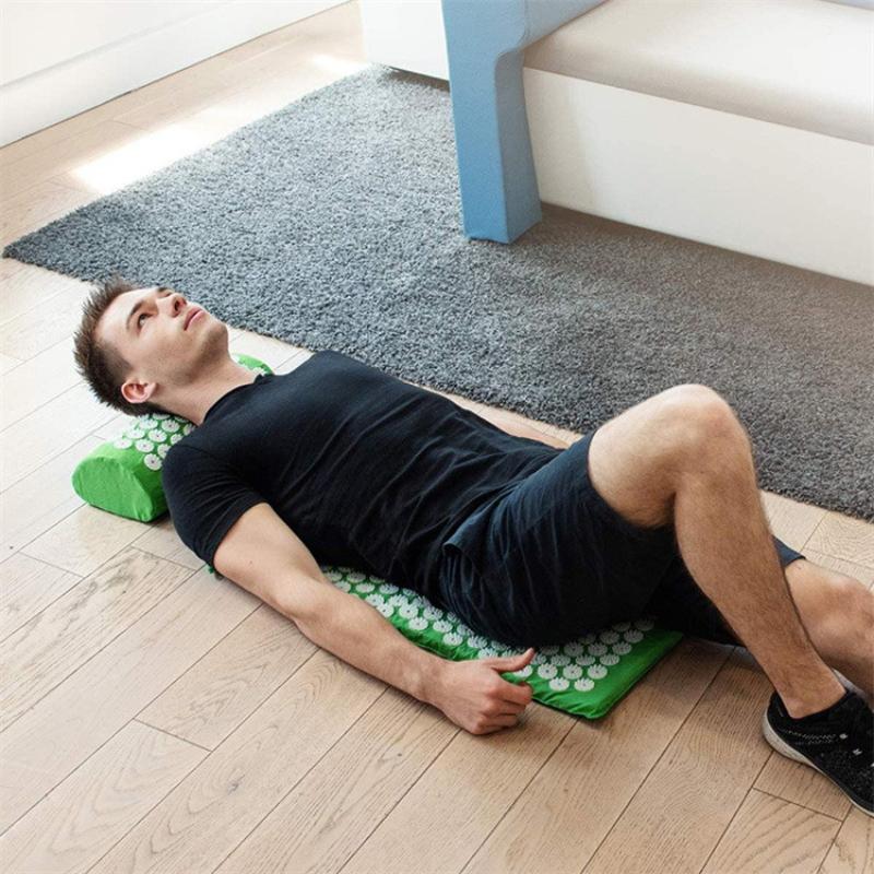 1 مجموعة العلاج بالابر اليوغا  - مراجعة Acupressure Mat Set وسعره